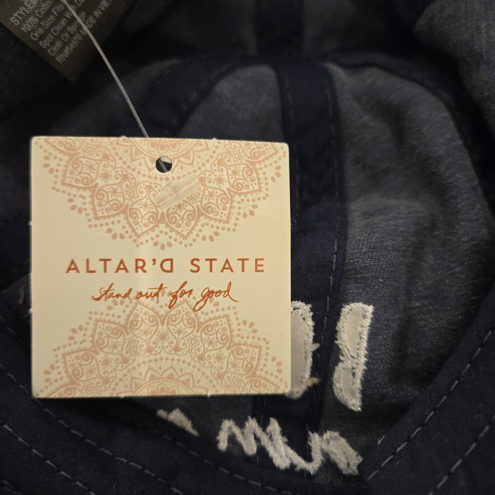 Altar'd State Navy Denim Cap - Picture 4 of 5